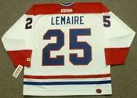 JACQUES LEMAIRE Montreal Canadiens 1978 CCM Throwback Home NHL Jersey 