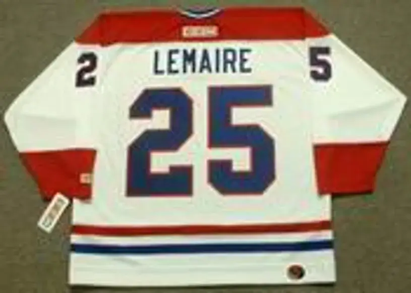 JACQUES LEMAIRE Montreal Canadiens 1978 CCM Throwback Home NHL Jersey 