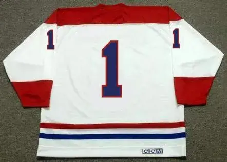 JACQUES PLANTE Montreal Canadiens 1959 Away CCM NHL Throwback Hockey Jersey 