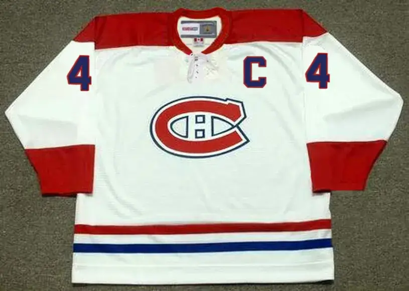 JEAN BELIVEAU Montreal Canadiens 1968 Away CCM NHL Throwback Hockey Jersey 