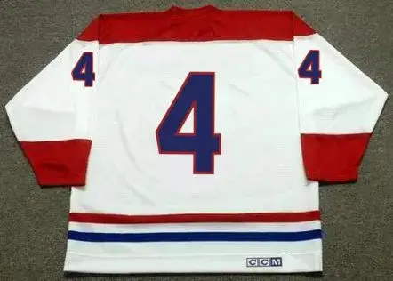 JEAN BELIVEAU Montreal Canadiens 1968 Away CCM NHL Throwback Hockey Jersey 