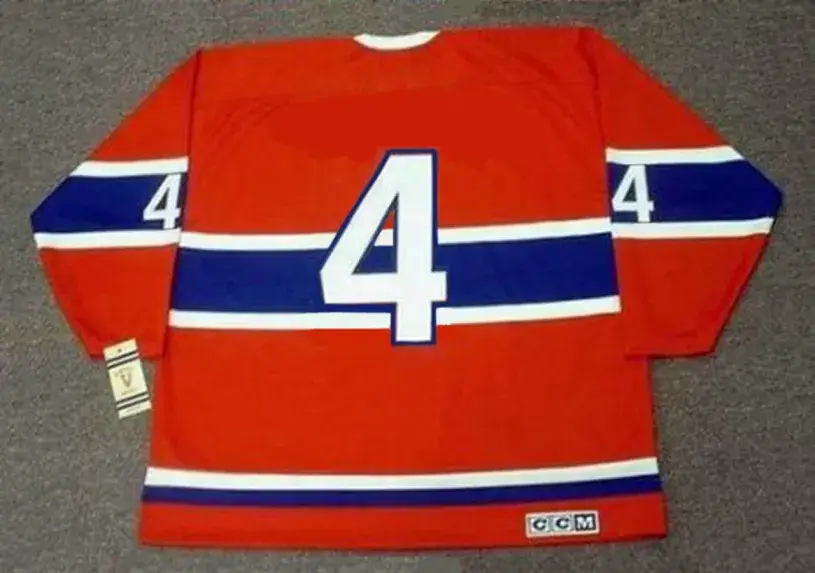 JEAN BELIVEAU Montreal Canadiens 1968 Home CCM NHL Throwback Hockey Jersey 