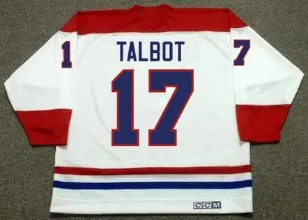 JEAN-GUY TALBOT Montreal Canadiens 1965 Away CCM NHL Throwback Hockey Jersey 