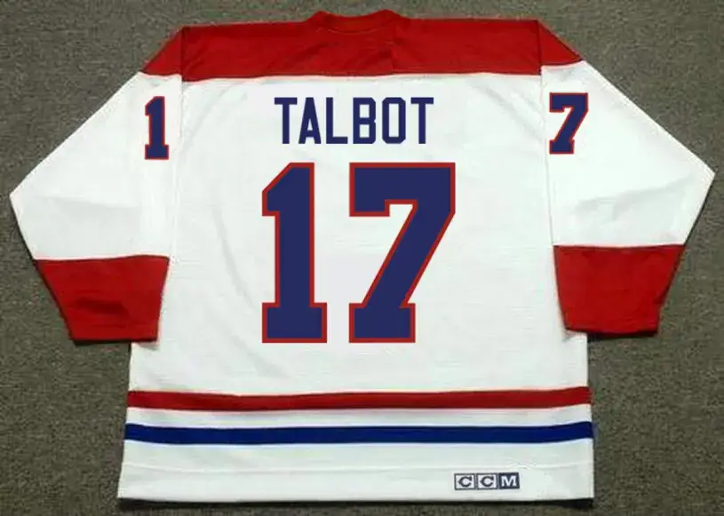 JEAN-GUY TALBOT Montreal Canadiens 1965 Away CCM NHL Throwback Hockey Jersey 