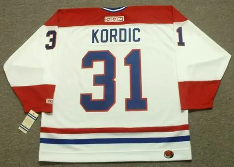 JOHN KORDIC Montreal Canadiens 1986 CCM Throwback Home NHL Jersey 