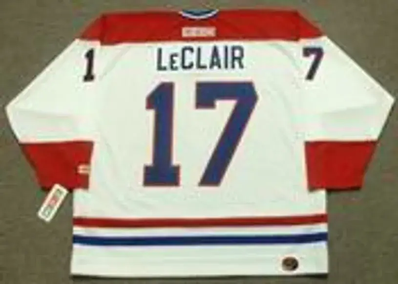 JOHN LeCLAIR Montreal Canadiens 1993 Home CCM Throwback NHL Hockey Jersey 
