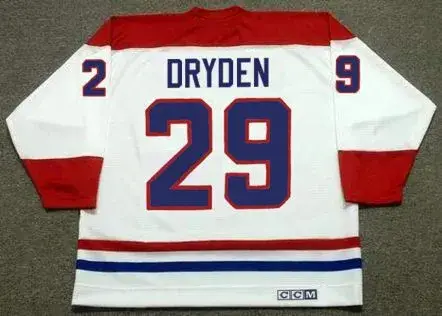 KEN DRYDEN Montreal Canadiens 1971 CCM Throwback NHL Hockey Jersey