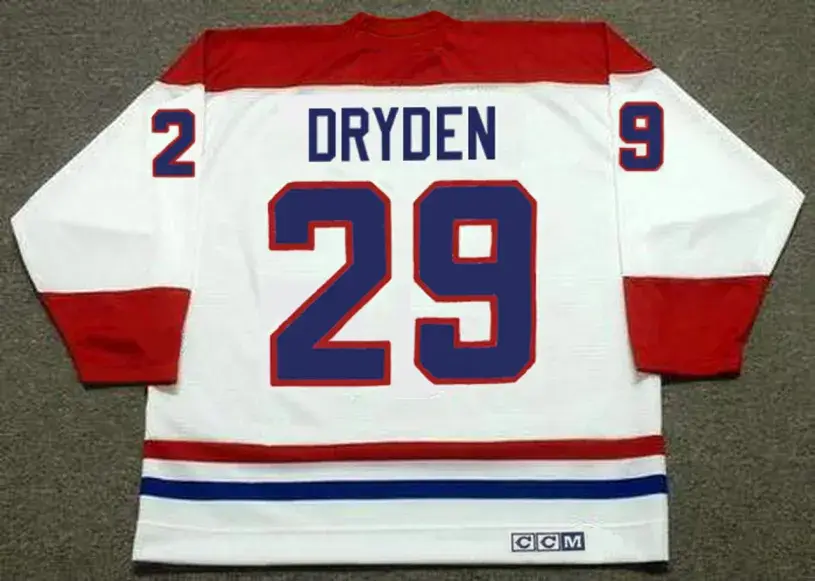 KEN DRYDEN Montreal Canadiens 1971 CCM Throwback NHL Hockey Jersey