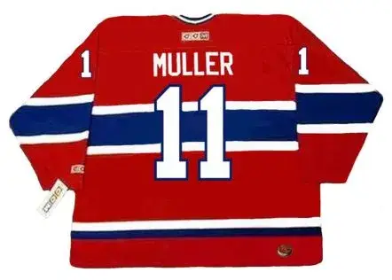 KIRK MULLER Montreal Canadiens 1994 Away CCM Throwback NHL Hockey Jersey 