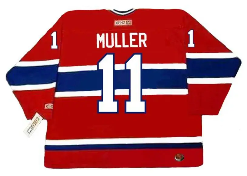 KIRK MULLER Montreal Canadiens 1994 Away CCM Throwback NHL Hockey Jersey 