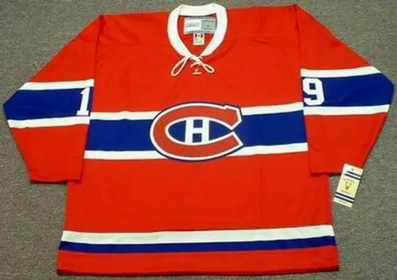 LARRY ROBINSON Montreal Canadiens 1973 CCM Vintage Throwback Away Hockey Jersey