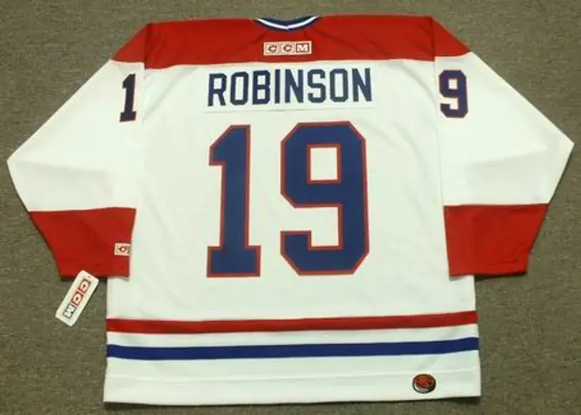 LARRY ROBINSON Montreal Canadiens 1986 CCM Throwback Home NHL Jersey 