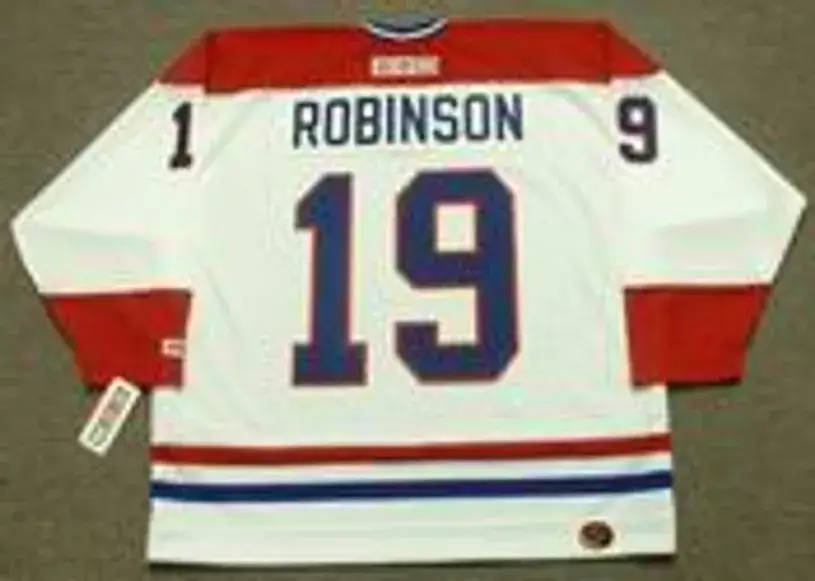 LARRY ROBINSON Montreal Canadiens 1986 CCM Throwback Home NHL Jersey 