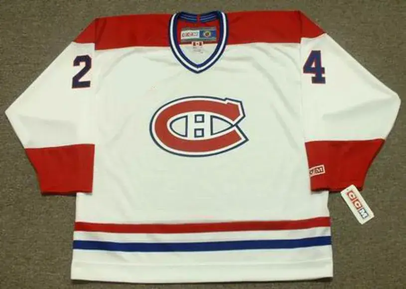 LYLE ODELEIN Montreal Canadiens 1993 Home CCM Throwback NHL Hockey Jersey