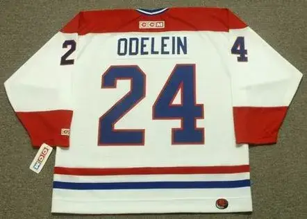 LYLE ODELEIN Montreal Canadiens 1993 Home CCM Throwback NHL Hockey Jersey 