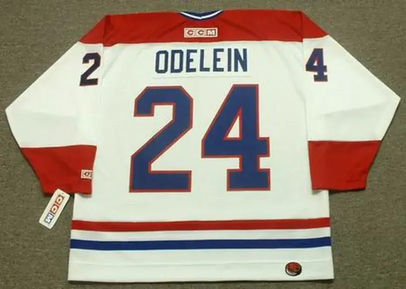 LYLE ODELEIN Montreal Canadiens 1993 Home CCM Throwback NHL Hockey Jersey 