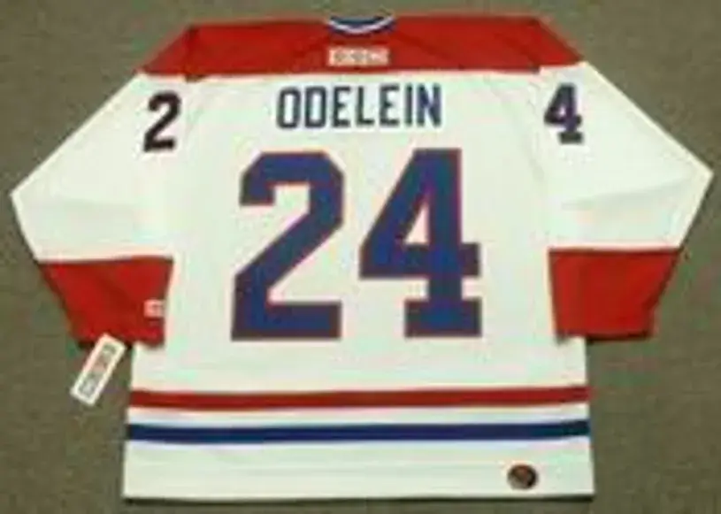 LYLE ODELEIN Montreal Canadiens 1993 Home CCM Throwback NHL Hockey Jersey 