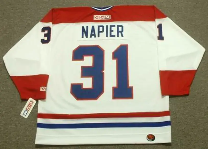 MARK NAPIER Montreal Canadiens 1979 CCM Throwback Home NHL Jersey 