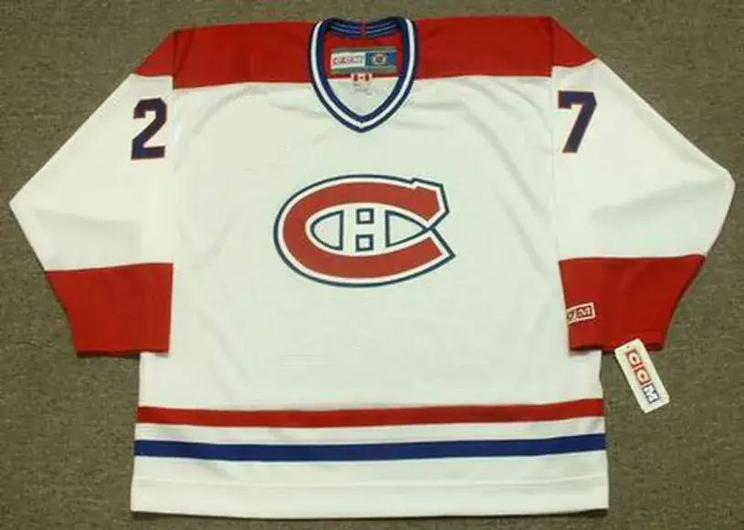 MATHIEU SCHNEIDER Montreal Canadiens 1993 Home CCM Throwback NHL Hockey Jersey