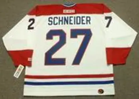 MATHIEU SCHNEIDER Montreal Canadiens 1993 Home CCM Throwback NHL Hockey Jersey 