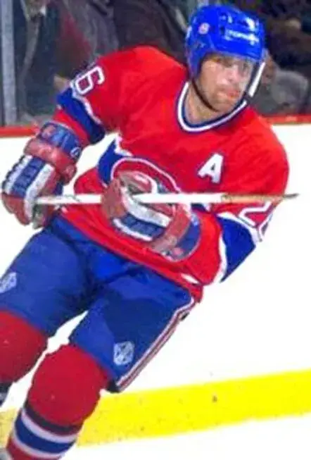MATS NASLUND Montreal Canadiens 1986 CCM Throwback Away NHL Hockey Jersey 