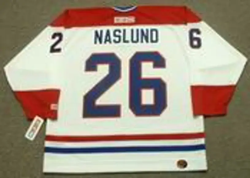 MATS NASLUND Montreal Canadiens 1986 CCM Throwback Home NHL Jersey 