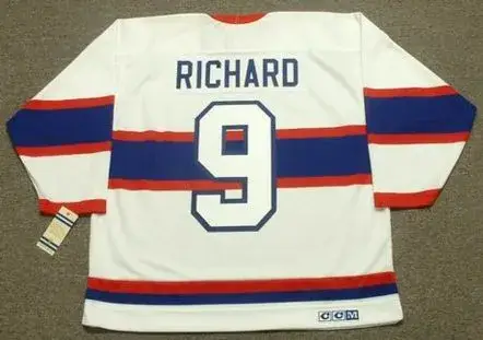 MAURICE RICHARD Montreal Canadiens 1946 CCM Vintage Throwback NHL Jersey 