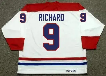 MAURICE RICHARD Montreal Canadiens 1959 Away CCM NHL Throwback Hockey Jersey
