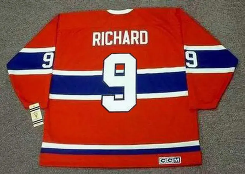 MAURICE RICHARD Montreal Canadiens 1959 CCM NHL Throwback Hockey Jersey 