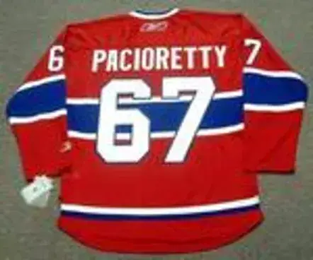 MAX PACIORETTY Montreal Canadiens 2016 REEBOK Throwback NHL Hockey Jersey 