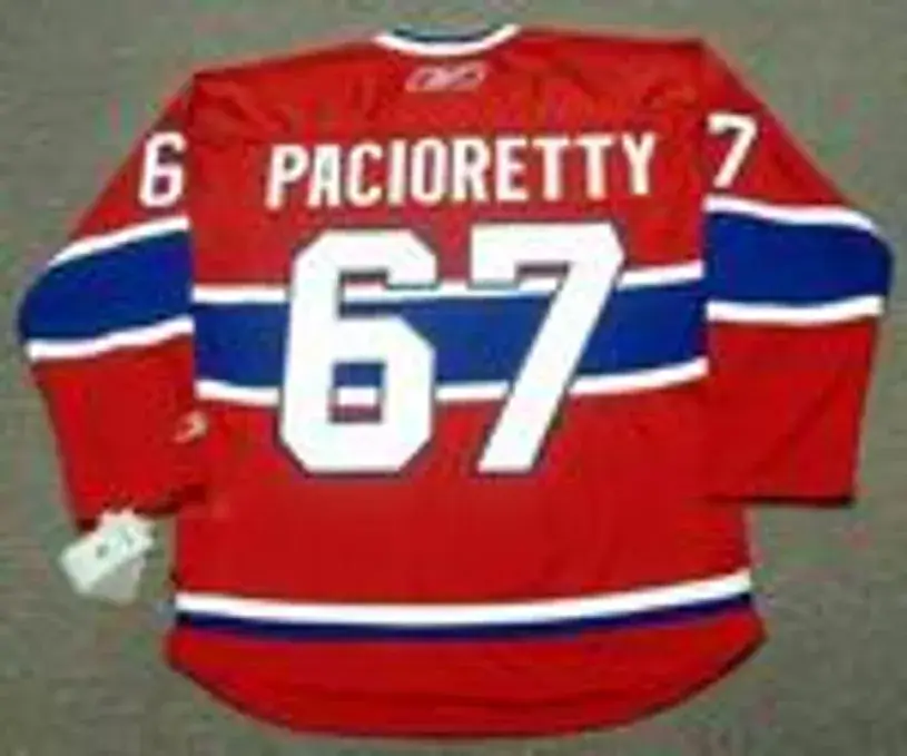 MAX PACIORETTY Montreal Canadiens 2016 REEBOK Throwback NHL Hockey Jersey 