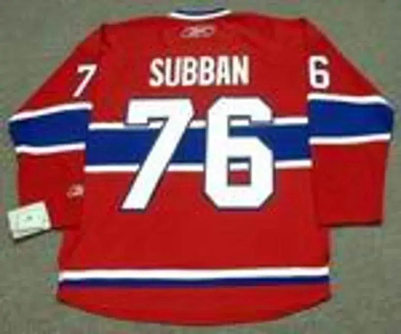 P.K. SUBBAN Montreal Canadiens 2015 REEBOK Throwback Home NHL Hockey Jersey 