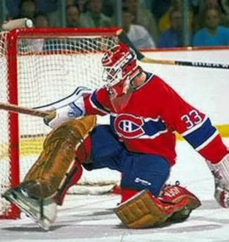 PATRICK ROY Montreal Canadiens 1993 Away CCM Throwback NHL Hockey Jersey 