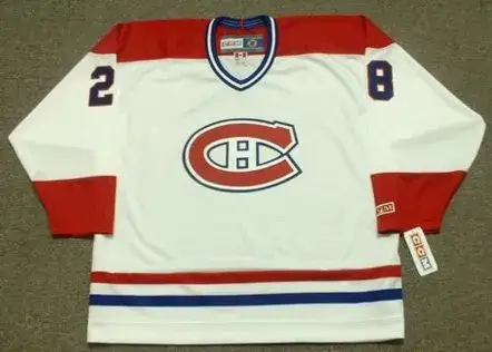 PIERRE LAROUCHE Montreal Canadiens 1978 CCM Throwback Home NHL Jersey