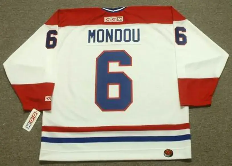 PIERRE MONDOU Montreal Canadiens 1978 CCM Throwback Home NHL Jersey 