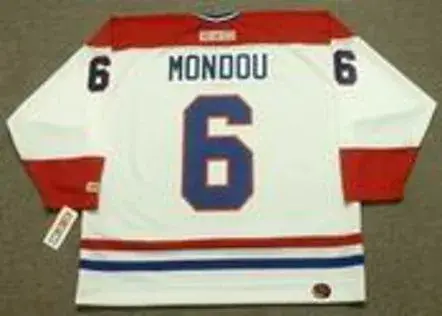 PIERRE MONDOU Montreal Canadiens 1978 CCM Throwback Home NHL Jersey 