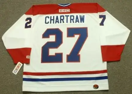 RICK CHARTRAW Montreal Canadiens 1978 CCM Throwback Home NHL Jersey 