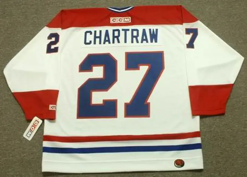 RICK CHARTRAW Montreal Canadiens 1978 CCM Throwback Home NHL Jersey 