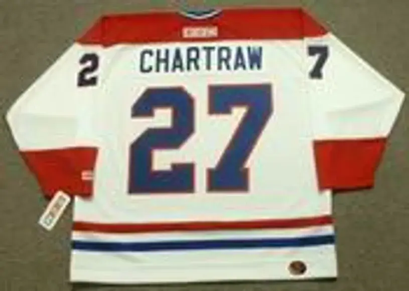 RICK CHARTRAW Montreal Canadiens 1978 CCM Throwback Home NHL Jersey 