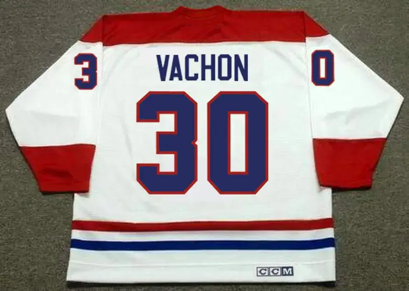 ROGIE VACHON Montreal Canadiens 1968 Away CCM NHL Throwback Hockey Jersey