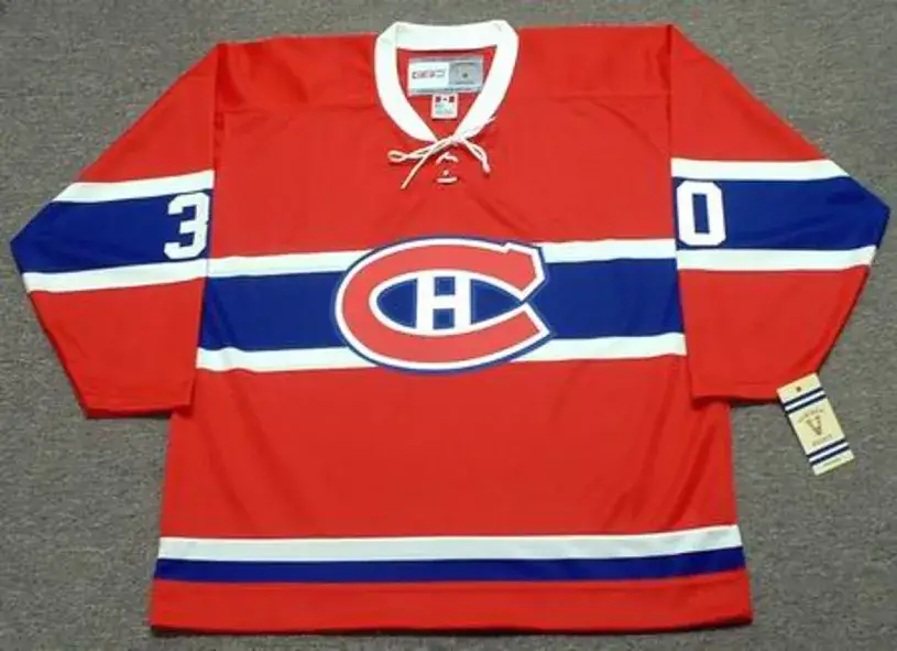 ROGIE VACHON Montreal Canadiens 1968 Home CCM Throwback NHL Hockey Jersey