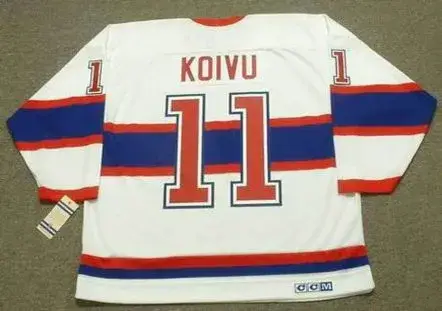 SAKU KOIVU Montreal Canadiens 1946 CCM Vintage Throwback NHL Hockey Jersey 