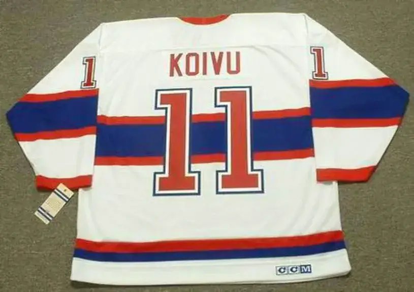 SAKU KOIVU Montreal Canadiens 1946 CCM Vintage Throwback NHL Hockey Jersey 