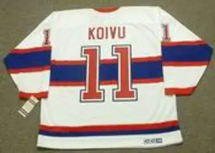 SAKU KOIVU Montreal Canadiens 1946 CCM Vintage Throwback NHL Hockey Jersey 