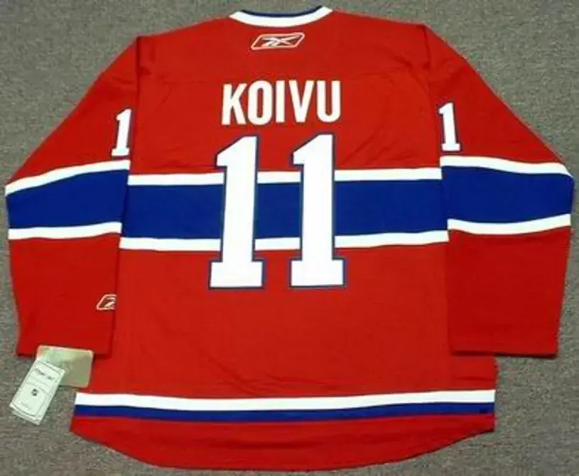 SAKU KOIVU Montreal Canadiens 2008 REEBOK Throwback Home NHL Hockey Jersey 