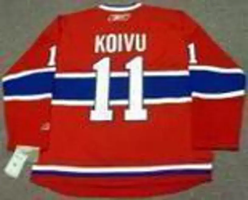 SAKU KOIVU Montreal Canadiens 2008 REEBOK Throwback Home NHL Hockey Jersey 
