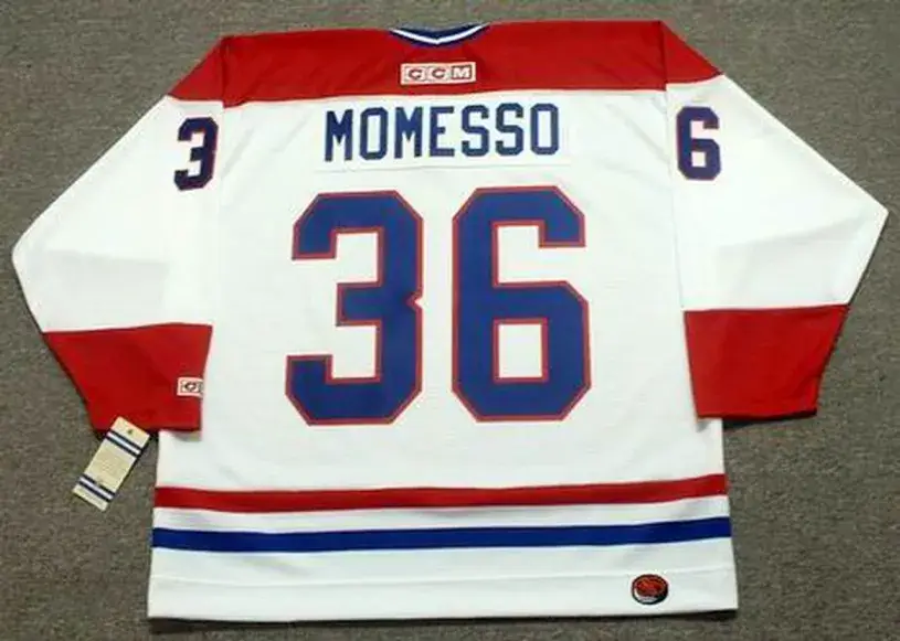 SERGIO MOMESSO Montreal Canadiens 1986 CCM Throwback Home NHL Jersey 
