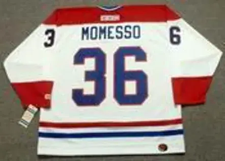 SERGIO MOMESSO Montreal Canadiens 1986 CCM Throwback Home NHL Jersey 