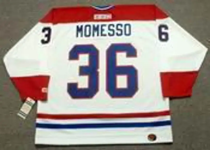SERGIO MOMESSO Montreal Canadiens 1986 CCM Throwback Home NHL Jersey 