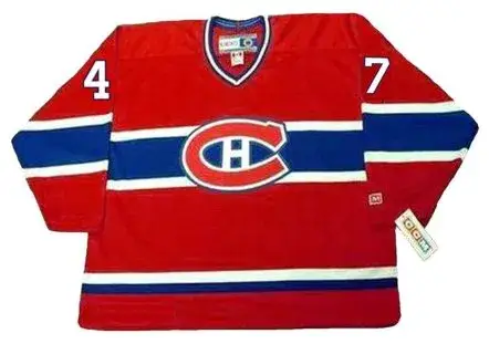 STEPHAN LEBEAU Montreal Canadiens 1990 CCM Throwback Away NHL Hockey Jersey
